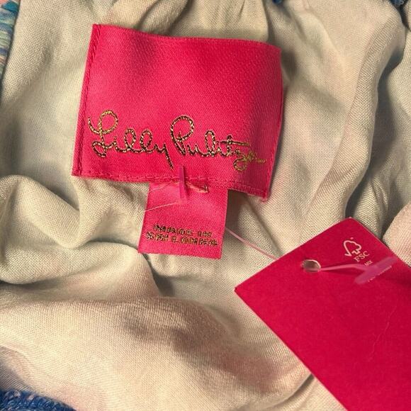 NWT Lilly Pulitzer Trina Mini Dress Sm Bondi Blue My Little Peony Spring Floral - Picture 3 of 9